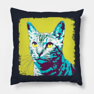 Egyptian mau Pop Art - Cat Lover Gift Pillow