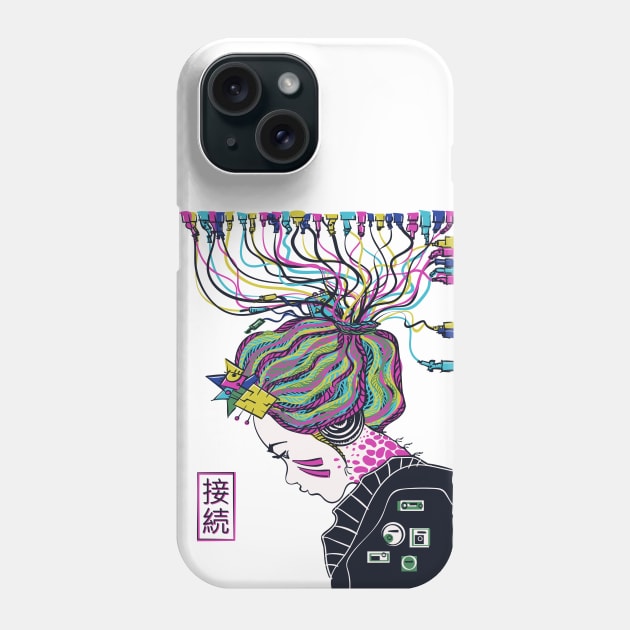 Connection Permanent Phone Case by Marina BH