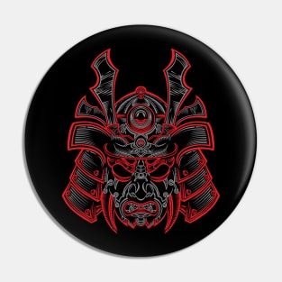 japanese samurai assasin mask Pin