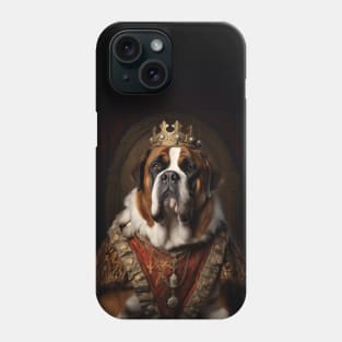 Majestic St. Bernard - Medieval Swiss Queen Phone Case