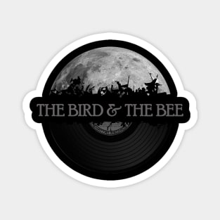 the bird and the bee moon vinyl Magnet