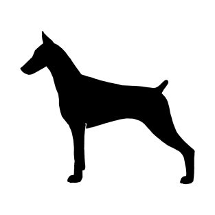 Doberman Pinscher Silhouette(s) T-Shirt