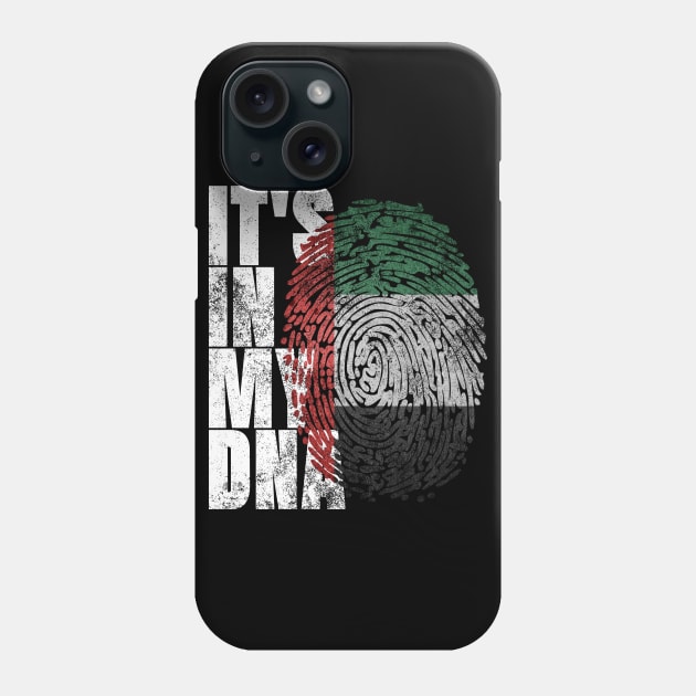 It's In My DNA United Arab Emirates T-Shirt Arabic Flag Gift Phone Case by Smoothbeats