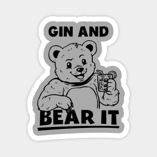 Gin And Bear It Magnet