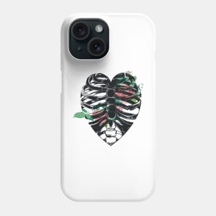 flowers, ribs and heart Phone Case