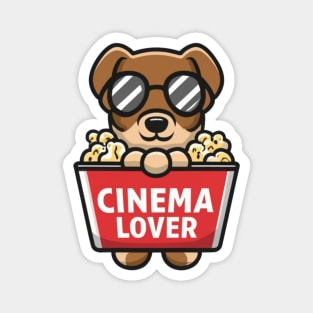 cinema lover dog Magnet