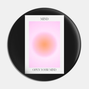Mind - Mind Body Soul Pink Aura Pin