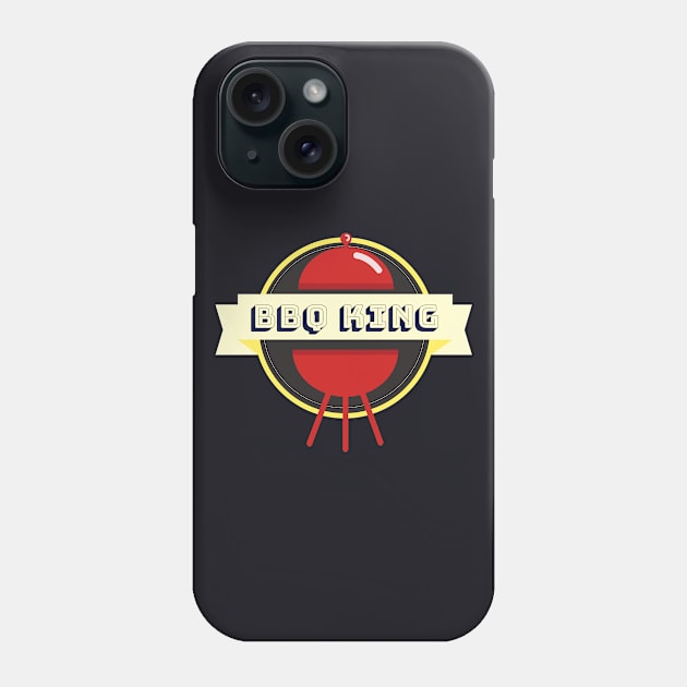 Grill King Grill Master Grill Barbecue Gift Phone Case by Foxxy Merch