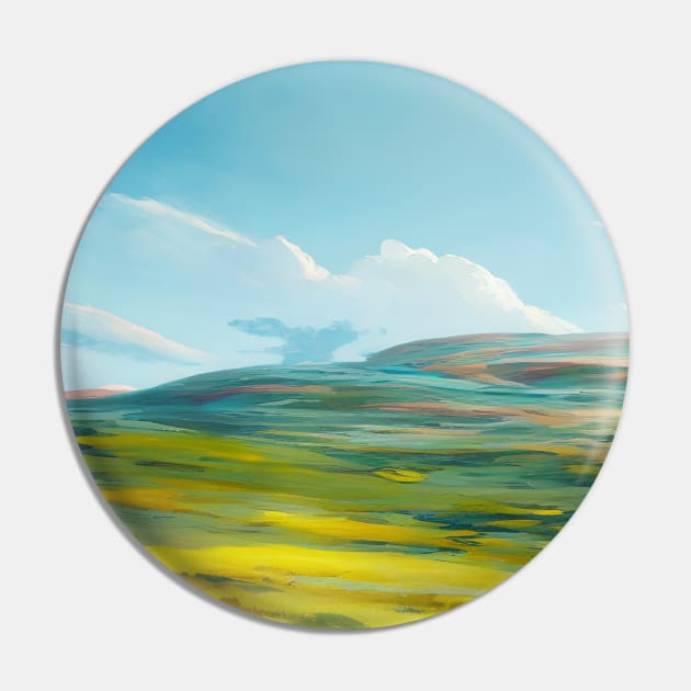 Grassland Oasis Pin by The Brushstrokes Boutique