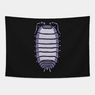 Grey milk back Porcellio laevis Tapestry