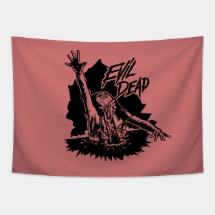 Evil dead black and white Tapestry