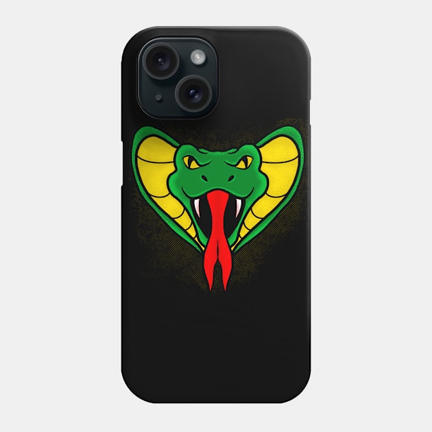 Cobra head Phone Case by Joebarondesign