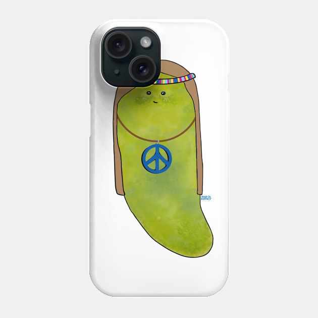 Hippy Chickle - Brunette Phone Case by kimO