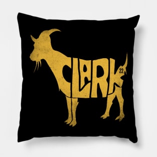 clark goat distressed Pillow