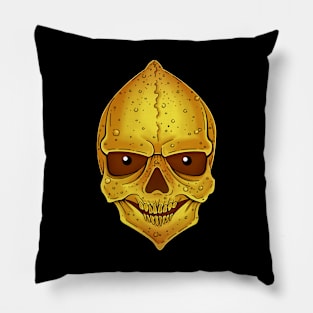 Lemon skull Pillow