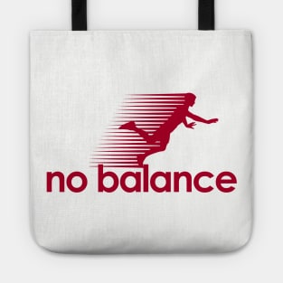 No Balance Parody Shirt Red Logo Tote