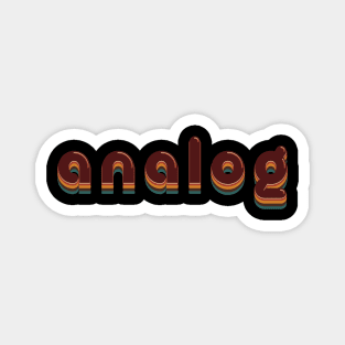 Analog Retro Bubble Magnet