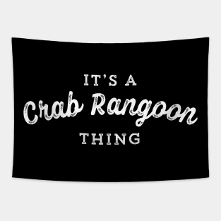 Funny Crab Rangoon Dumpling Thing Food Lover Gift Tapestry