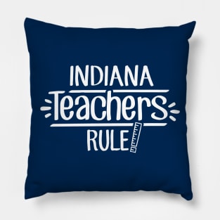 Indiana Teachers Rule Pillow