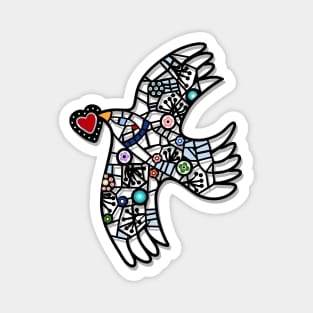 BIRD PEACE Magnet