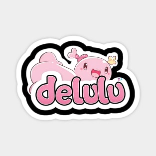 Delulu Axolotl Magnet