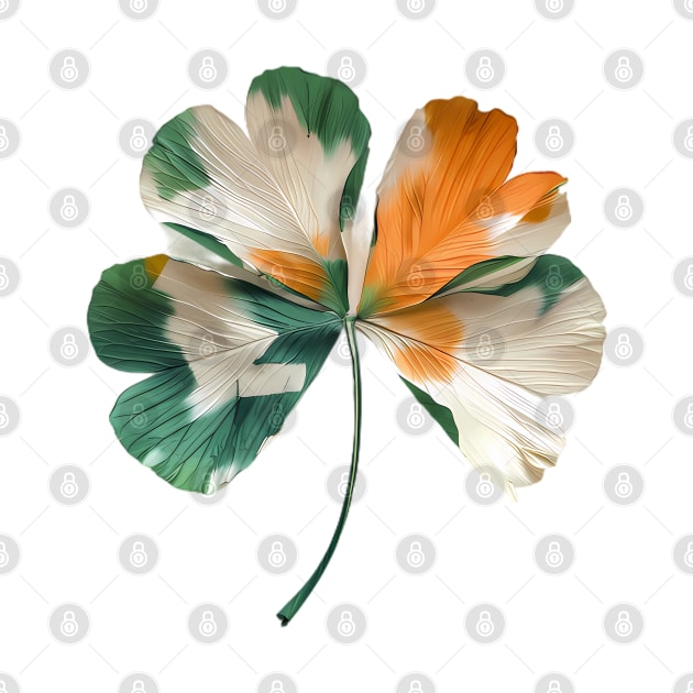 Irish four leaf shamrock by VelvetEasel