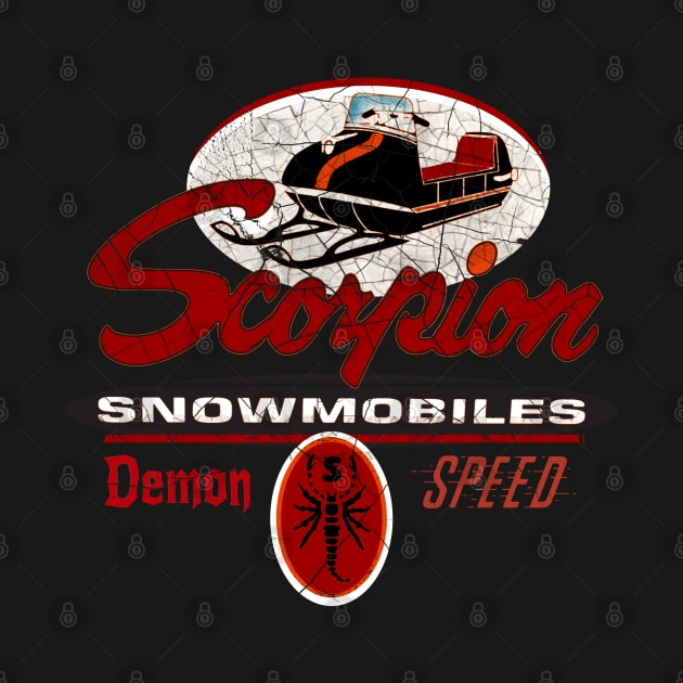 Scorpion Vintage Snowmobiles USA by Midcenturydave