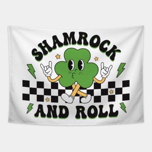 Shamrock And Roll Funny St Patricks Day Boys Girls Tapestry