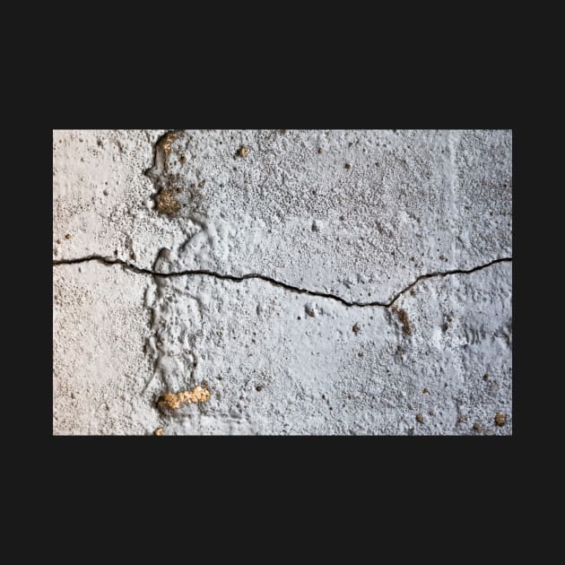 Single crack on a rough concrete texture by textural