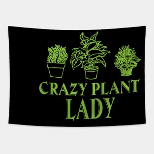 Plant shirt gift idea crazy plant lady Tapestry