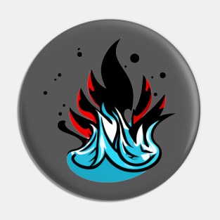 Fire and Water Pin