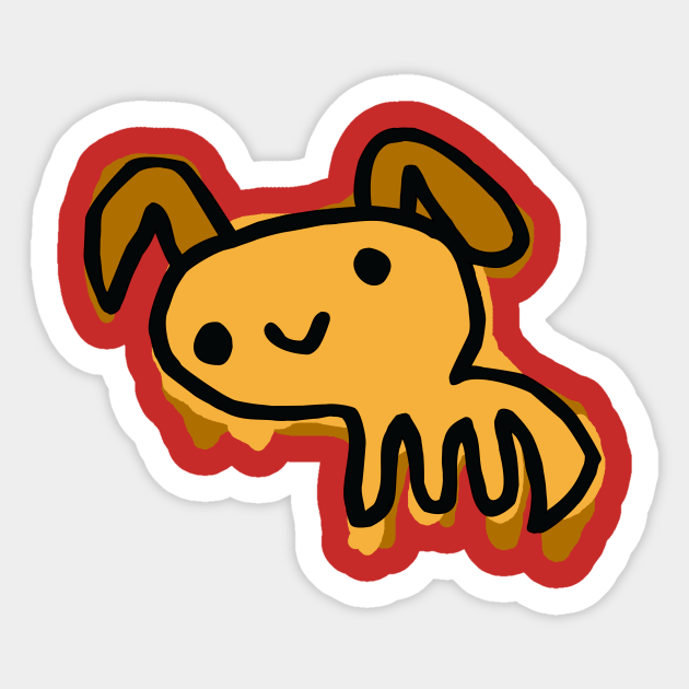 Super Happy Dog - Cartoon - Sticker | TeePublic Super Happy Dog - Cartoon - Sticker | TeePublic
