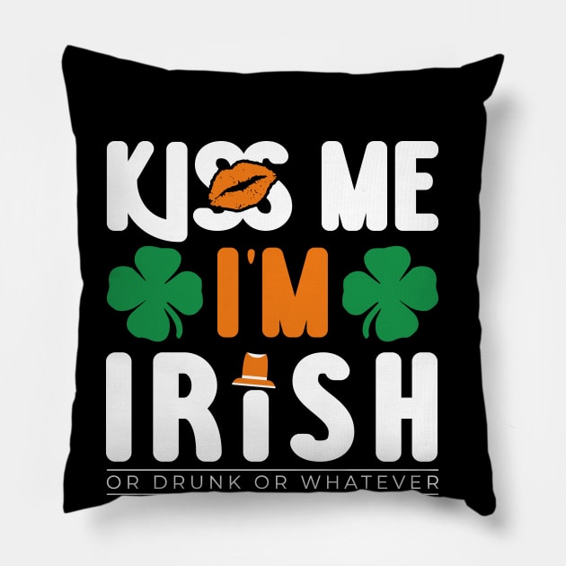 st patricks day Pillow by funkymonkeytees