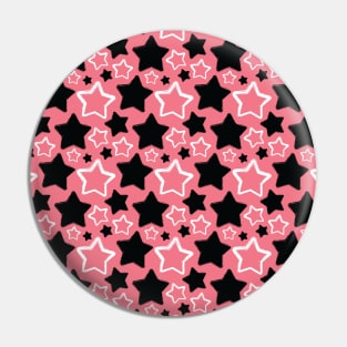 Pink Stars Seamless Pattern 041#001 Pin