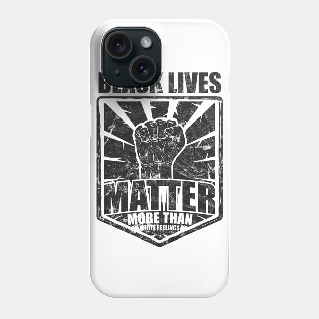 Black Lives Matter Anti Racism Gift BLM Phone Case by Keetano