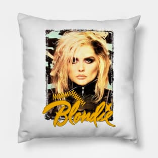 Vintage Blondie Music 80s 90s Style Pillow