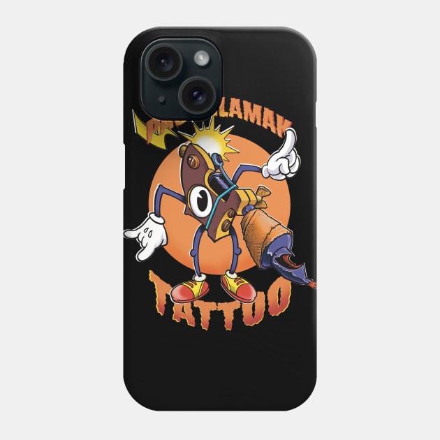 paskalamak coil tattoo Phone Case by Paskalamak