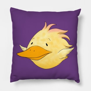 Flying golden birdy ball Pillow