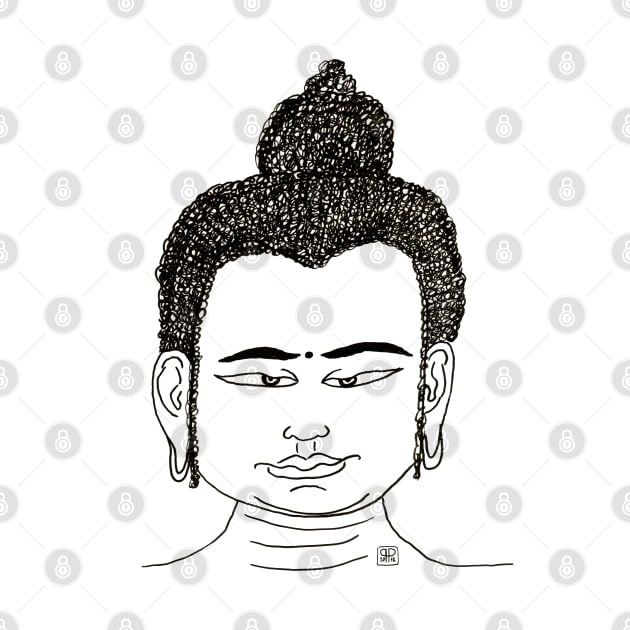 Buddha head with the look by Pragonette