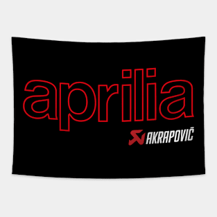 Aprilia Akrapovic Exhaust Tapestry