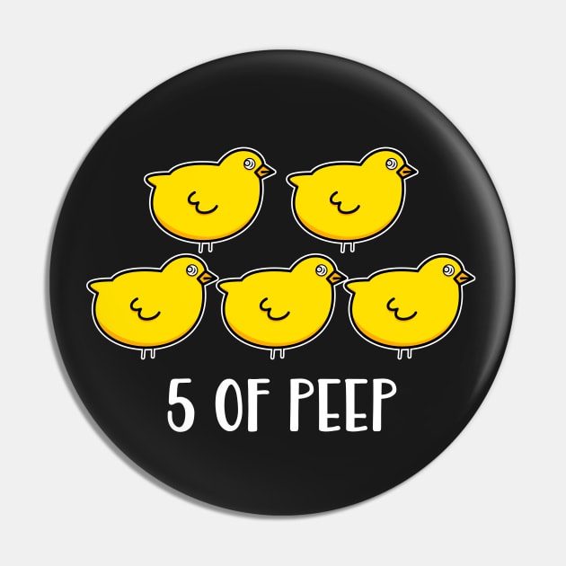 Five Of PEEP - Respiratory Therapist Pin by BDAZ