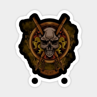 Skulls 2021 Magnet