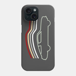 1965 Plymouth Barracuda silhouette Phone Case