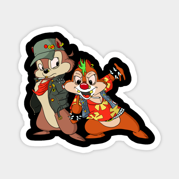 Chip n' Dale Magnet by duhstee_parker