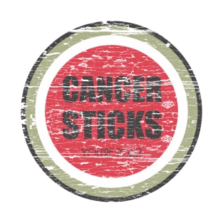 Cancer Sticks, distressed T-Shirt