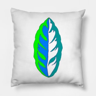 beautiful calathea leaf Pillow