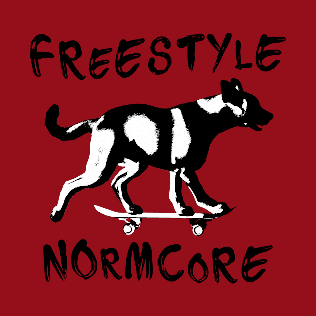 Skating dog Freestyle Normcore by ZodaZoup