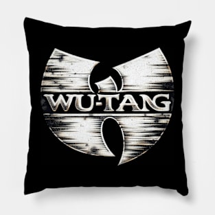 Wutang Distressed effect Pillow