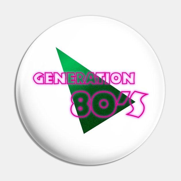 Generation 80's Pin by CrawfordFlemingDesigns