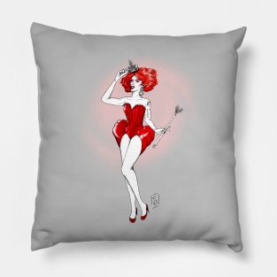 Red Queen Paloma Pillow